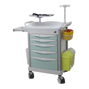 Workstation Nursing Therapy Cart Multifunction Hospital Furniture Factory Direct Accessories Equipment Multiple Accessories