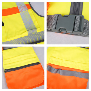 เสื้อกั๊กนิรภัยแบบปรับแต่งได้เสื้อกั๊กสะท้อนแสงสำหรับทำงาน Hi VIS ฤดูหนาว Workwear - Product Image 4