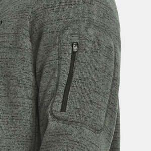 Hot Looking personnalisé hommes SWAT décontracté mode chemise à manches longues boutonné col zippé Design solide 180g technique teint uni - Product Image 5