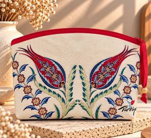 DAFNI BIG PAZAR Hand Embroidery Printed Mini <b>Fabric</b> <b>Wallet</b> Bag Women Mother's Day Promotional Apparel Model 577 - Product Image 2