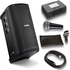 High Quality On S1 Pro+ Portable Wireless PA System with <b>Bluetooth</b> Black with Wireless Instrument <b>Transmitter</b> - Product Image 1