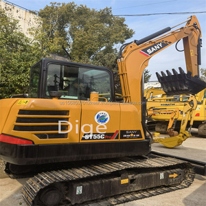 Excavadora usada SANY SY55C de 5,5 toneladas, excavadora de segunda mano a buen precio con componente de núcleo de bomba, excavadoras SANY Sy55C PRO a la venta - Product Image 4