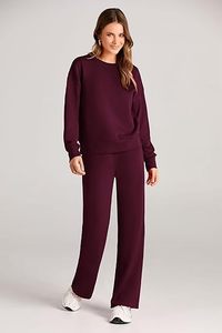 Ensemble de survêtements d'hiver personnalisés pour femmes, ensemble de 2 pièces, survêtement de jogging à capuche pour femmes, pour l'extérieur - Product Image 3