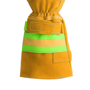 Gants résistants à la chaleur en cuir de vachette à vendre au prix de gros Meilleurs gants de protection de pompier de qualité supérieure - Product Image 3