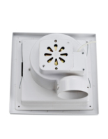 Ventilateur de plafond puissant de haute qualité, 8 pouces, carré, blanc, 110-240V, 30W, faible niveau sonore, pour la maison, l'hôtel, la maison de retraite