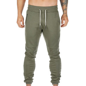 Pantalones de chándal cónicos elásticos ajustados informales para hombre, gran oferta, cintura media, gimnasio, Fitness, cintura elástica, pantalones lavados decorados con encaje - Product Image 5