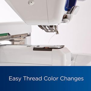Máquina de bordar de una sola aguja Persona PRS100 con soporte de hilo de 4 carretes y bordado de brazo libre - Product Image 6