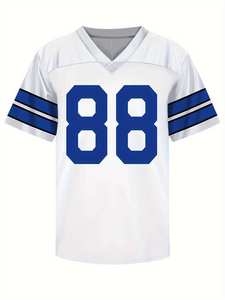 OEM broderie personnalisée uniformes de football américain respirant sergé maillot grande taille Sublimation vêtements de football américain - Product Image 2