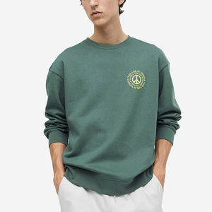 Gran oferta, sudadera bordada cómoda para hombre, ropa informal Lisa suelta para invierno, sudaderas de Color sólido para hombre - Product Image 1