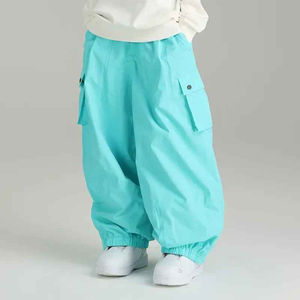 Pantalons de ski d'hiver personnalisés avec logo imprimé, tendance, imperméables, coupe-vent, pour hommes, pantalons de ski d'hiver - Product Image 1