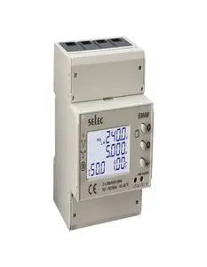 Selec Direct 100A kWh meter 85 to 285V AC EM4M-3P-W-100A