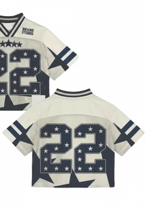 Maillot de football américain respirant 100 % polyester de haute qualité, cousu, Maye Gonzalez Diggs, manches courtes, grande taille, tenue de joueur - Product Image 5