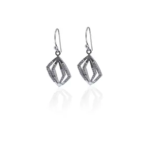 Pendientes de Plata de Ley 925 Chapados en Oro con Circonita Cúbica para Mujer, Regalo de Boda - Product Image 3
