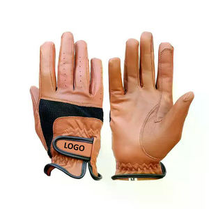 Guantes de Equitación Profesionales Antideslizantes y Transpirables de Cuero Genuino para Invierno Disponibles a Precio de Mayoreo - Product Image 1