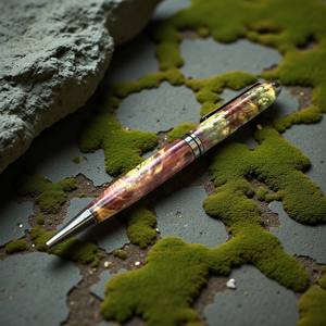 Stylo à bille élégant en saphir de 0,7 mm, fait à la main par un artisan vietnamien, pour le bureau, l'école, les cadeaux - Product Image 1