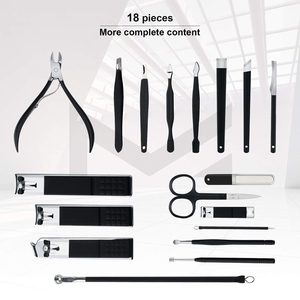 OEM Factory Professional 18-Piece High Quality Stainless Steel Manicure Set Nail Cutter & Cuticle Nippers Lightweight Kit - Product Image 6