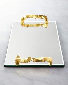 ถาดและกระบอกทำจากหินอ่อนหรูหราออกแบบได้ตามต้องการพร้อมขอบฝาทองเหลืองสำหรับตกแต่ง - Product Image 5