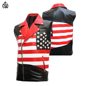 Chaleco de vaquero de cuero genuino para hombre de último diseño, chaleco Vintage de cuero Real para hombre, novedad de 2025 - Product Image 1