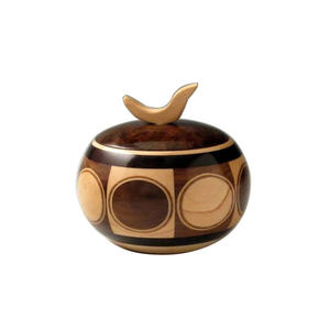 Modern Style <b>Wooden</b> <b>Memorial</b> Ashes Custom Finishing Cremation Urns Adult Ashes Funeral Service Equipment Cremation Urn Usage - Product Image 1