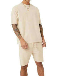 Automne et hiver hommes deux pièces ensembles survêtement décontracté O cou à manches longues pull pantalon ensemble pour hommes - Product Image 1