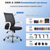 Vente en gros, meubles de maison, moderne, ergonomique, pivotant, ergonomique, bon marché, chaise de personnel, chaise d'ordinateur, chaise de bureau en maille