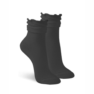 Custom Ruffle Ankle <b>Socks</b> for Men & Women, Soft Cotton Solid <b>Color</b> Short <b>Socks</b> Factory Wholesale Vietnam ODM Supplier - Product Image 2