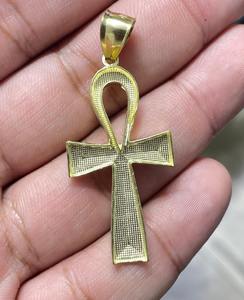 Collar con Colgante Ankh de Oro Sólido de 10k: Llave de la Vida Egipcia - Product Image 6