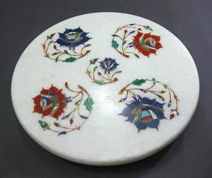 Tabla rodante de mármol Hite con diseño de flores impresas, tabla rodante de mármol y PIN y precio al por mayor - Product Image 6