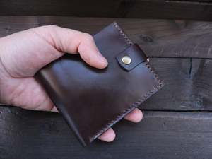 Cartera plegable de cuero real con modo sigiloso a la moda para hombres con ventana de identificación y bloqueo de RFID EN EL LBW-0150 - Product Image 6