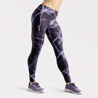 Ensemble de yoga par sublimation pour femmes, leggings à imprimé serpent et soutien-gorge de sport, pleine longueur, vêtements de sport personnalisés