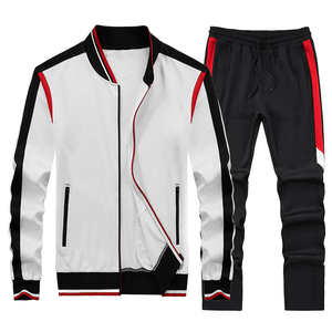 Ensemble de survêtements anti-transpiration deux pièces pour hommes de grande taille pour les sports d'hiver, le jogging et le style décontracté pour la maternité. - Product Image 2