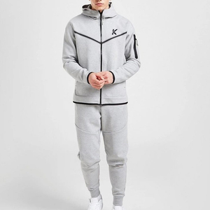 Best Selling Low Price Men Winter Hooded Solid Fleece <b>Tracksuit</b> 100% Cotton Soft Touch Customized Wholesale - Product Image 1