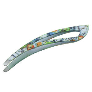 Pinzas Profesionales Hechas a Mano para Cejas, Duraderas, con Punta Inclinada, de Acero con Alto Contenido de Carbono, Herramienta de Precisión para Vello Facial, Espolones y Vellos Encarnados - Product Image 1