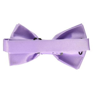 Classique personnalisé couleur grand papillon soie noeud papillon personnalisé solide Polyester tissé hommes soirée grand 2025 nouveaux noeuds papillon plaine - Product Image 2