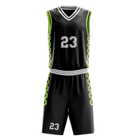 Camiseta de baloncesto reversible al por mayor 2025, ropa deportiva de sublimación negra transpirable, uniformes de baloncesto certificados BSCI