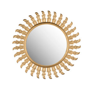 Metal Decorative Wall <b>Mirror</b> for Stylish Wall Display Handcrafted Metal Wall <b>Mirror</b> for Boutique and Villa Interiors - Product Image 2