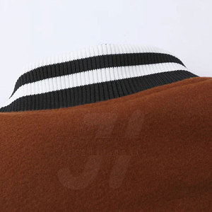 Nouvelle Arrivée Veste Letterman Homme Slim Fit en Laine Haute Qualité Personnalisable Service OEM Col Montant Respirante Hiver - Product Image 3