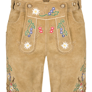 Trachten lederhosen fourrure herren-kurz/Lederhosen/Herren Kurz lederhosen oktoberfest personnalisé lederhosen pour hommes - Product Image 1