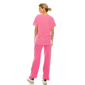 Uniformes de enfermera de Hospital cómodo médico elegante Scrub trajes nuevo diseño Hospital mujeres enfermera Tops y pantalones conjunto - Product Image 5