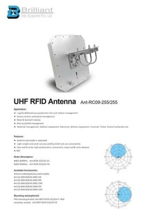 Antenne de panneau RFID UHF de qualité industrielle 12dBi pour contrôle d'accès longue portée Fréquence 860-960MHz pour lecteur de carte d'entrepôt - Product Image 2