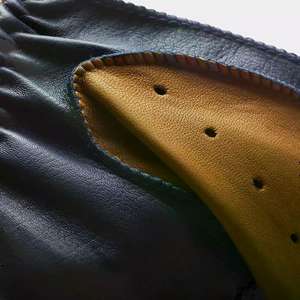 Venta al por mayor nuevo diseño de cuero genuino guantes de conducción multicolor logotipo personalizado con precio barato - Product Image 3