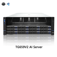 Serveur IA TTY TG659V2 en stock 4U 8 GPU, double AMD EPYC Rome Milan, grand modèle pour inférence, cloud gaming, rendu, livraison rapide
