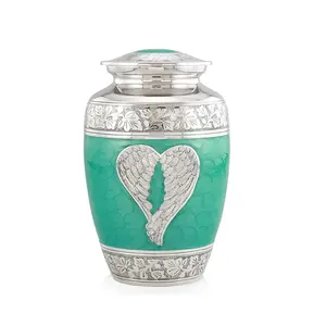 Nouveau design d'urnes de crémation en métal belle urne de crémation pour adultes pour les cendres humaines urne de crémation artisanale en pot à vendre - Product Image 4