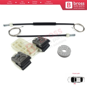 ชุดซ่อมกระจกหน้าต่าง BWR5074ด้านหน้าซ้ายสำหรับ Fabia MK2 5J มก. 542 545 2006-2014 5J1837401 5ประตู - Product Image 3
