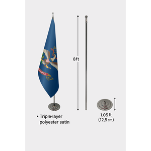 Drapeau d'intérieur officiel du Dakota du Nord personnalisé, impression numérique, impression sur aluminium et soie, pour l'assurance automobile et l'éducation - Fabrication sur commande - Product Image 6