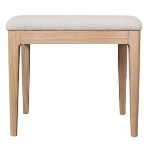 Bella Dormitorio Colección Taburete Tapizado Elegante Asiento de Tocador Acolchado para Tocador y Muebles de Dormitorio - Product Image 5