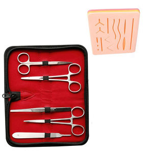 Students Suture Practice Surgical Kits 6 Pieces With <b>Needle</b> Holder Forceps Tweezers <b>Scaler</b> Scissor Surgical Tanning Set - Product Image 2
