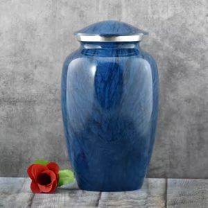 โกศใส่เถ้ากระดูกโลหะสำเร็จรูปทำจากหินอ่อนมีเอกลักษณ์เฉพาะโกศใส่เถ้ากระดูกทาสีแบบไม่เหมือนใคร - Product Image 3