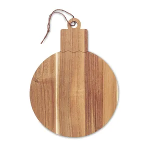 Tabla de Cortar de Acacia ACABALL, Elegante Tabla de Cortar para Regalos Navideños - Product Image 3