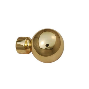 Elegante poste de cortina de latón antiguo con remates ornamentales clásicos Diseño duradero, libre de óxido y atemporal para interiores - Product Image 2